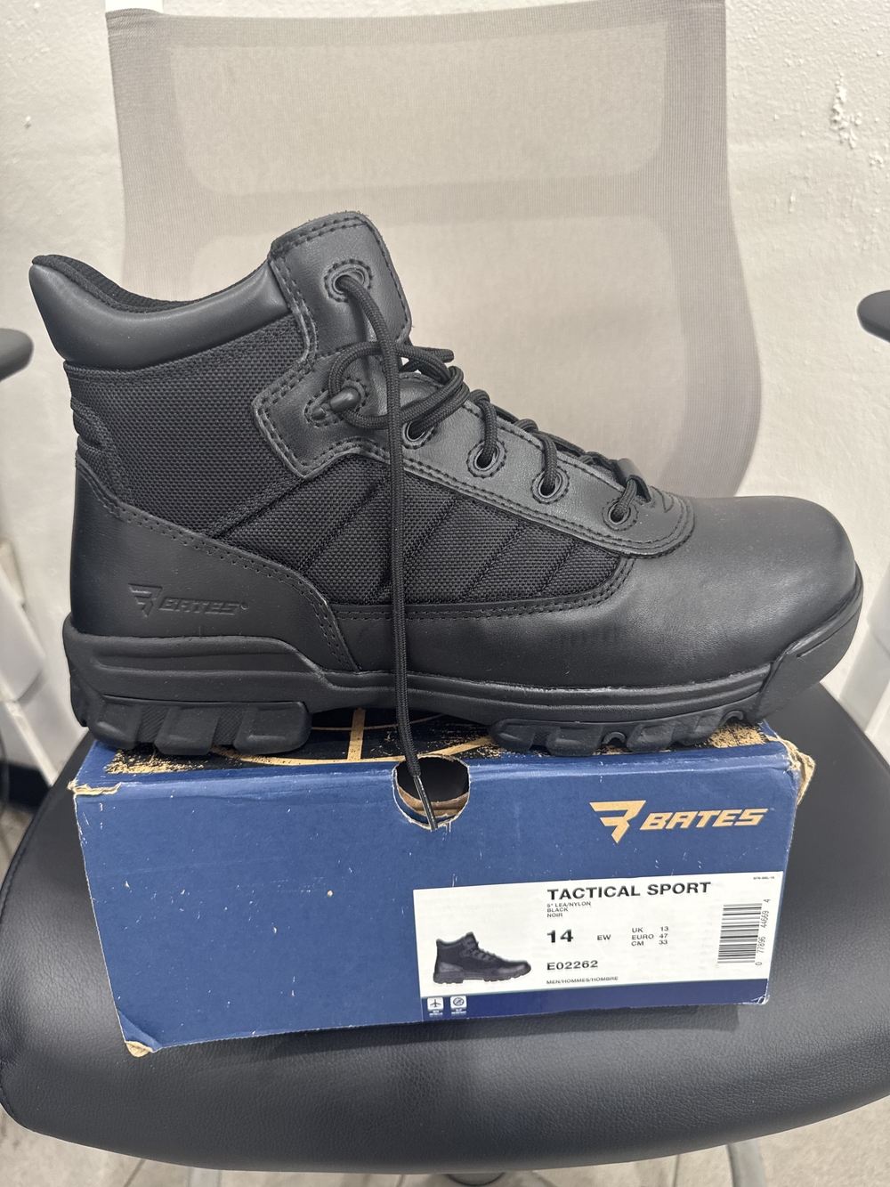 Bates Black Tactical Sport Lace-Up Boots